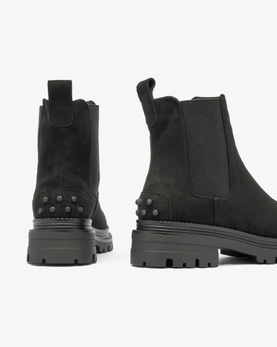 Royalfashion Bottes Comfy Walk isolées pour femmes, noires