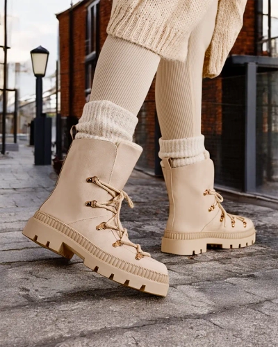 Bottes de neige à lacets pour femmes Royalfashion Lorii