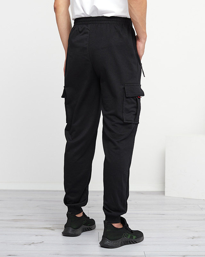 Pantalon de survêtement noir pour homme - Vêtements