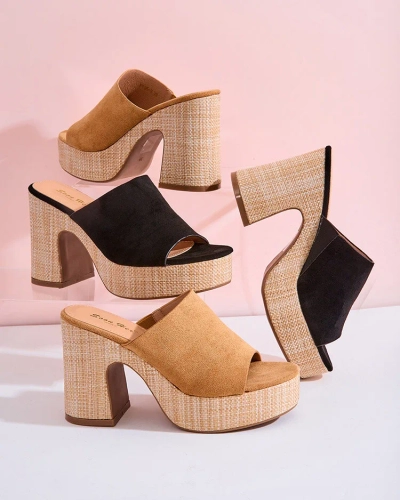 Royalfashion Tongs à talons Voxon pour femme