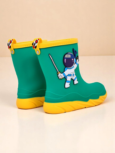 Royalfashion Bottes de pluie pour enfants avec le cosmonaute Cosmos Boy