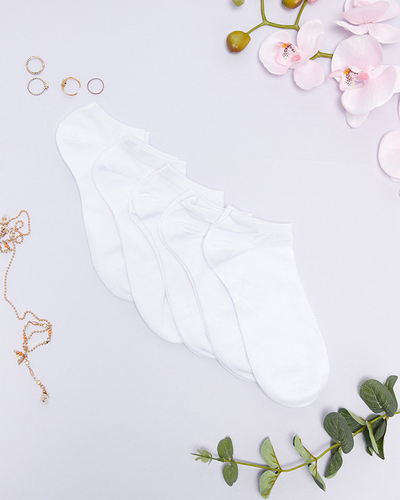 5 / paquet chaussettes femme blanches - Sous-vêtements