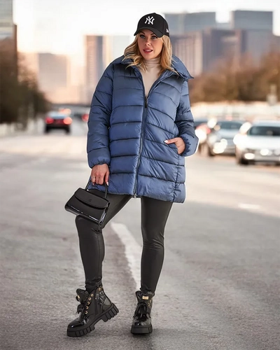 Royalfashion veste d'hiver matelassée pour femme