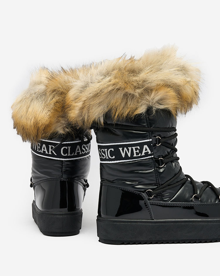 Royalfashion slip-on boots a'la snow boots for women GMILLO