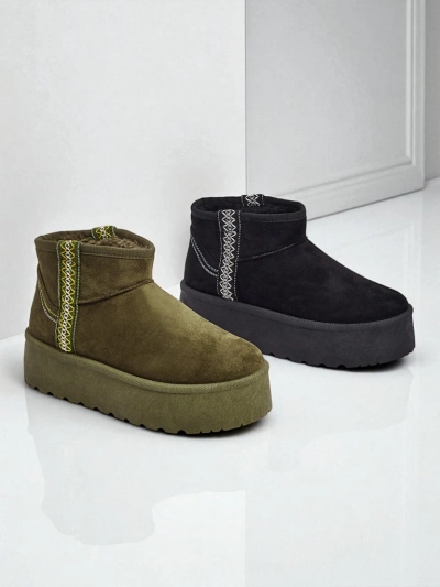 Bottes courtes de style bottes de neige pour femmes Althea