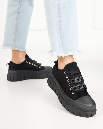 Baskets hautes noires pour femmes Mishta - Footwear