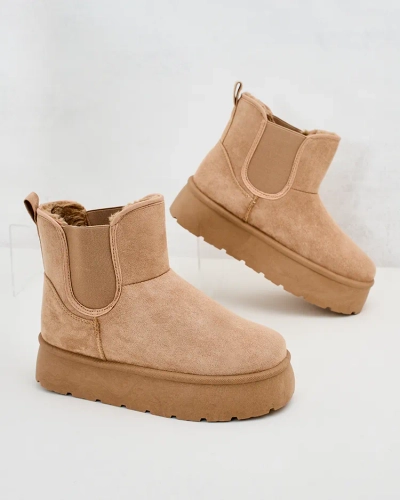 Royalfashion Bottes courtes Nomas a'la bottes de neige pour femmes