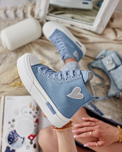 Royalfashion Baskets hautes Tris pour femme