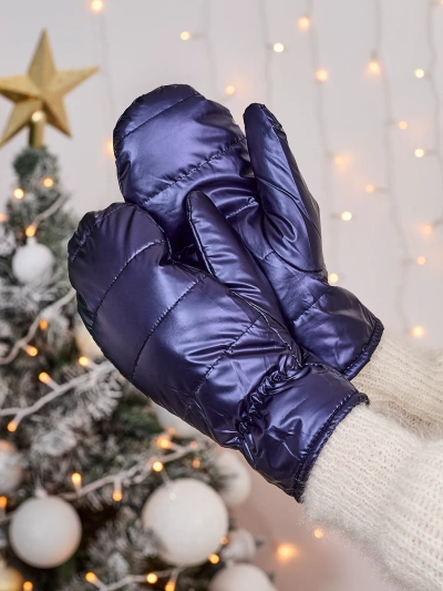 Royalfashion Gants bleu marine pour femme