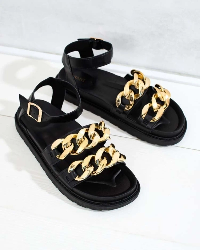 Royalfashion Sandales Leo en éco-cuir pour femme