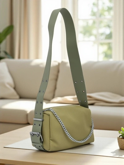 Royalfashion Petit sac à main pour femme en cuir écologique Ivy Grace