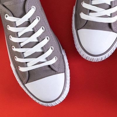 OUTLET Baskets homme Lucas grises - Chaussures