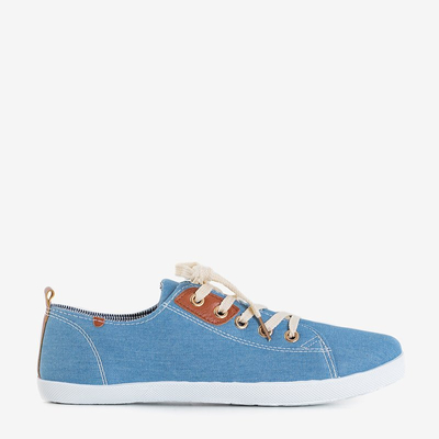 OUTLET Baskets à lacets Sindri bleu clair pour femme - Chaussures