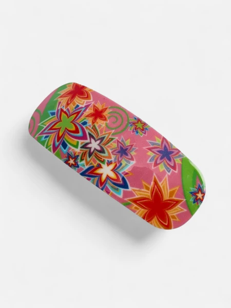 Barrette colorée pour enfants avec des petites fleurs