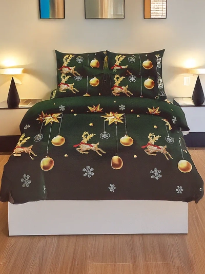 Ensemble de literie Noël Royalfashion 160x200 complet 3 PARTIES