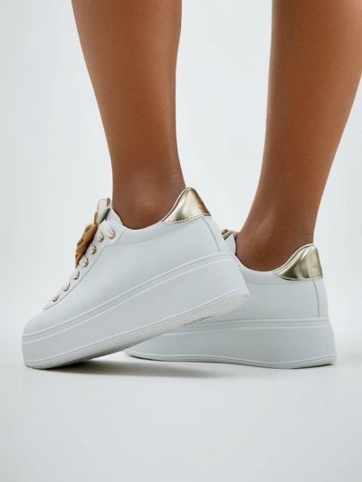 Royalfashion Baskets de sport à plateforme pour femmes Viela