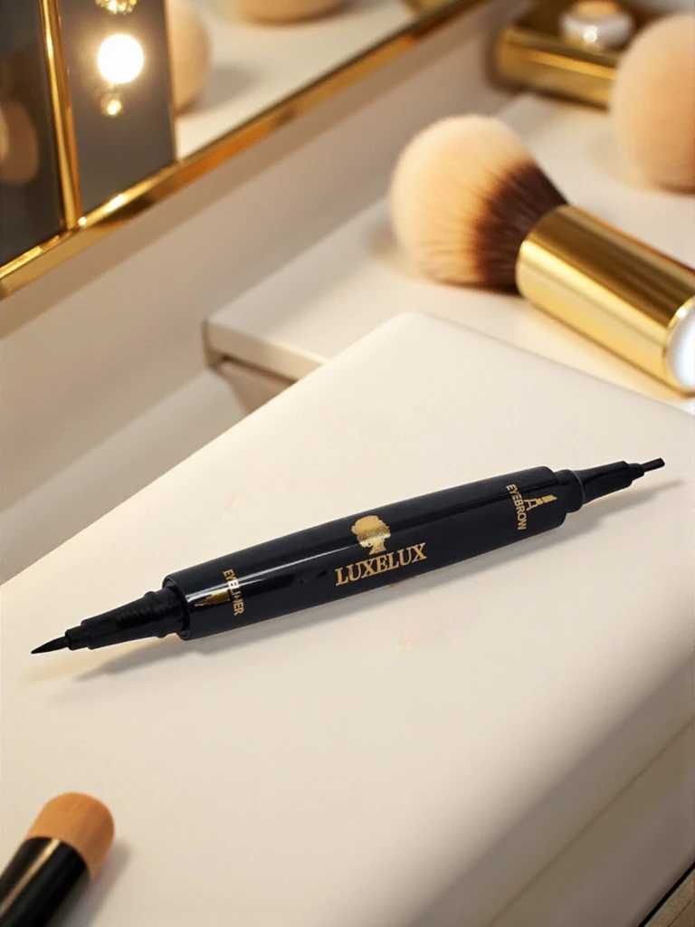 Luxelux Eyeliner et crayon à sourcils 2en1