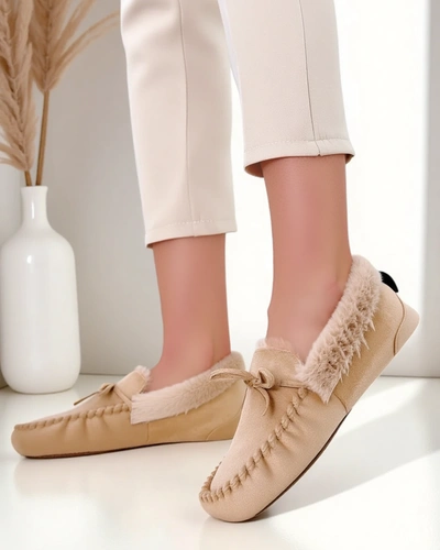 Mocassins pour femmes Royalfashion avec fourrure Ahtikes