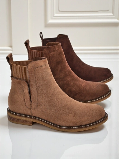 Bottines Chelsea pour femmes en éco-daim Veysi