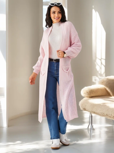 Royalfashion Gilet en acrylique tricoté pour femmes
