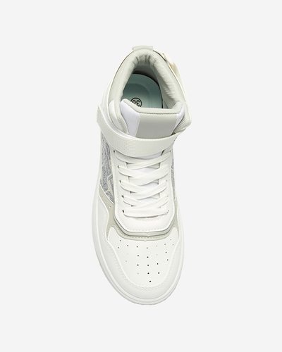 Baskets montantes Xosa blanches pour femmes - Chaussures