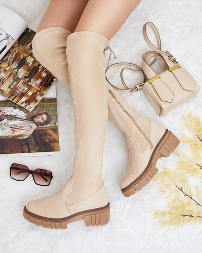 Royalfashion Bottes à hauteur du genou Staroll