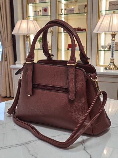 Sac à Main pour Femmes Venus Bordeaux en Cuir Élégant pour le Travail
