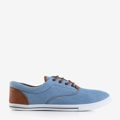 Baskets homme Gromad en denim bleues - Chaussures