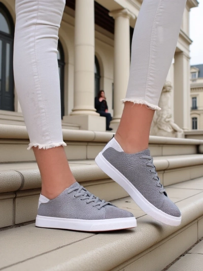 Royalfashion Chaussures de sport en tissu pour femmes Esellaf