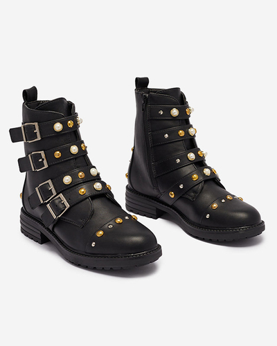 Sacs noirs avec ornements  dorés Kancjanel - Chaussures