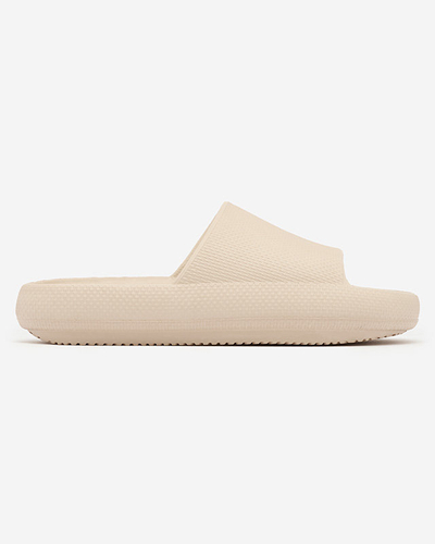 Royalfashion Tongs en caoutchouc pour femme avec gaufrage en kaki Okeris