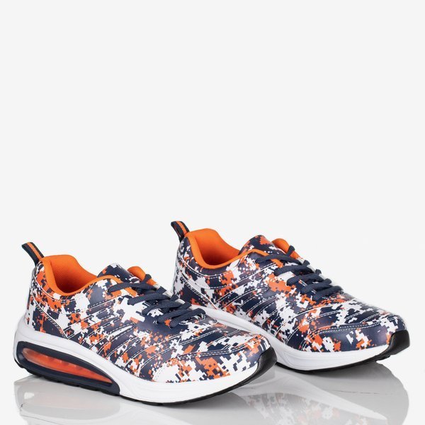 Chaussures de sport pour femmes Thalassa bleu marine et orange - Footwear