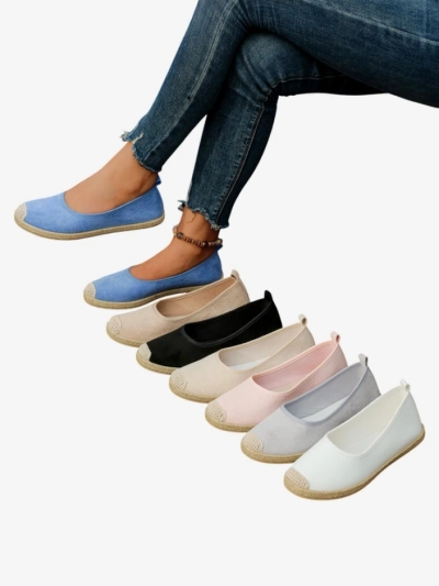 Espadrilles écologiques en suédine Royalfashion pour femmes Aroles
