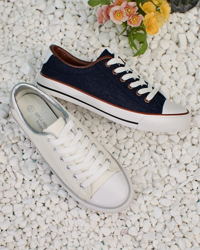 Royalfashion Bleu marine Baskets Gumpy pour femme