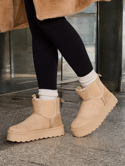 Royalfashion Bottes de neige courtes pour femmes Vierris