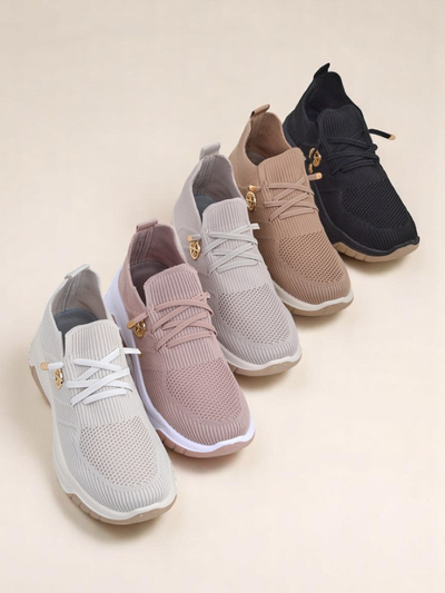 Royalfashion Slip-on chaussures de sport en tissu pour femme Teletta