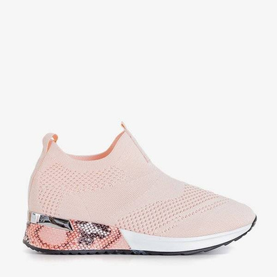 OUTLET Chaussures de sport à enfiler rose clair pour femme Bindina - Footwear