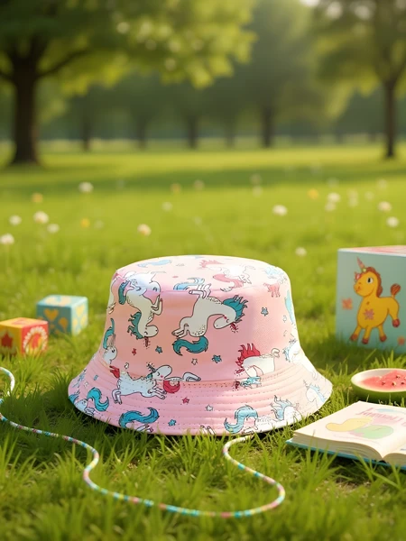 Royalfashion Chapeau Bob pour Enfants Color Splash Bucket