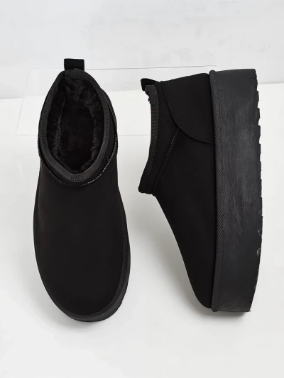 Royalfashion Bottes courtes pour femmes a'la bottes de neige Ozozi