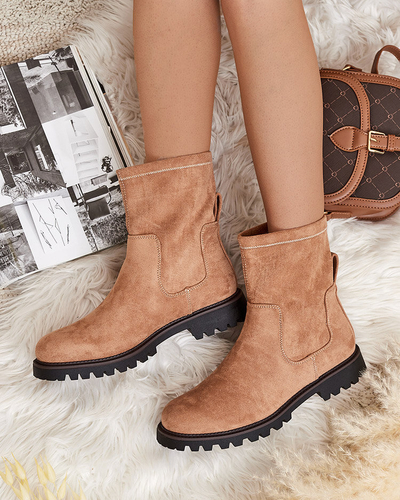 Royalfashion Bottes Gebimma pour femme en éco-suède