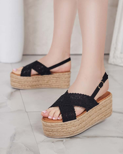 Royalfashion Sandales bottées Eloviale pour femme