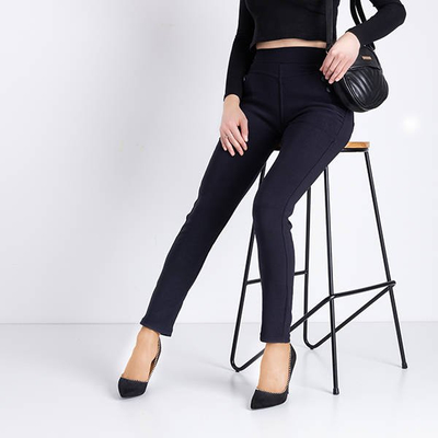 Treggings isolés bleu marine - Vêtements