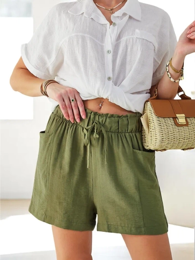 Royalfashion Shorts en viscose pour femmes
