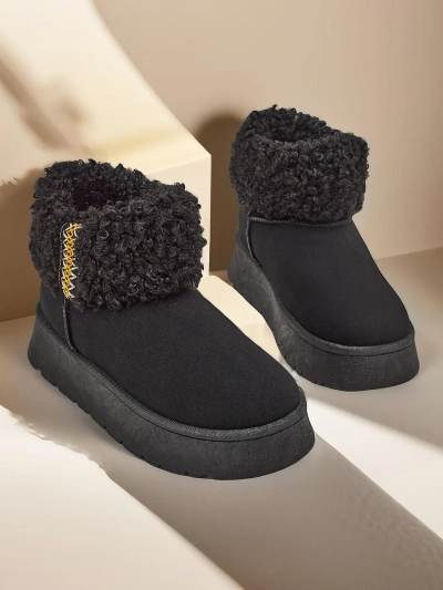 Bottes de neige pour femmes Royalfashion avec fourrure Rovvoy