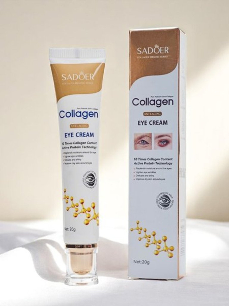 Sadoer Crème contour des yeux au collagène réduisant les rides