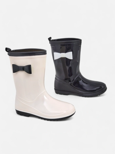 Royalfashion Bottes pour enfants avec un nœud Usalli