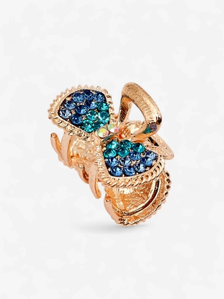 Royalfashion Barrette avec strass scintillants Sparkle Twirl