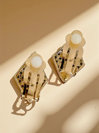 Royalfashion Boucles d'oreilles à clip pour femmes avec zircons