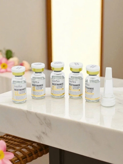 Sadoer Coffret de poudres lyophilisées de nicotinamide et de vitamine C