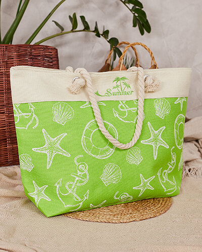 Royalfashion Sac en tissu à motif de vacances pour l'épaule